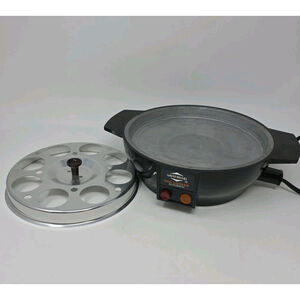 West Bend 5820 Vtg Automatic Egg Cooker Base Rack & Power Cord Only